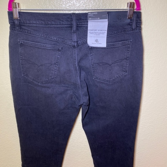Lauren Ralph Lauren Women's Relaxed Tapered classic Ankle Jeans size 8 - Picture 7 of 10